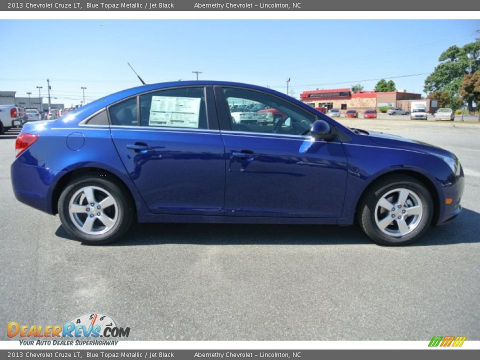 2013 Chevrolet Cruze LT Blue Topaz Metallic / Jet Black Photo #6