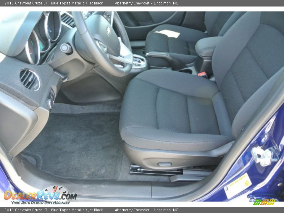 2013 Chevrolet Cruze LT Blue Topaz Metallic / Jet Black Photo #8