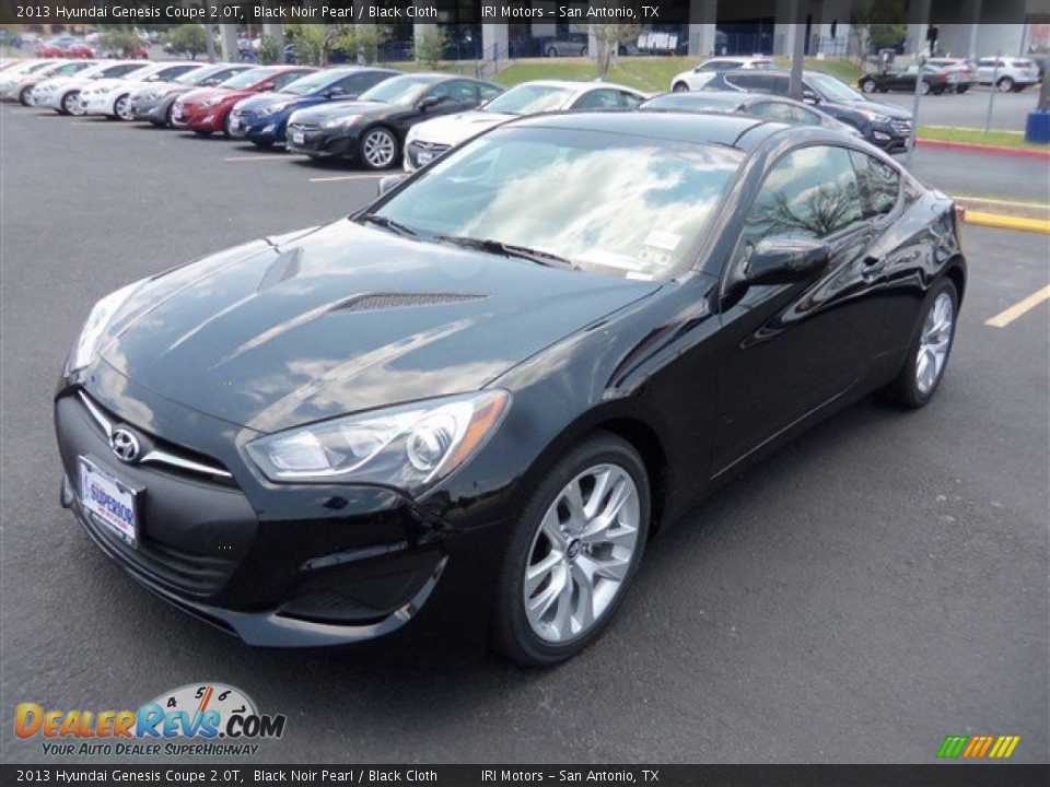 2013 Hyundai Genesis Coupe 2.0T Black Noir Pearl / Black Cloth Photo #1