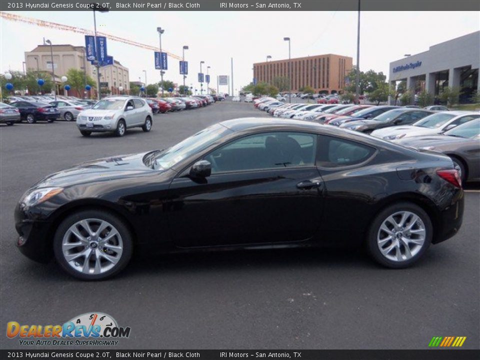 2013 Hyundai Genesis Coupe 2.0T Black Noir Pearl / Black Cloth Photo #4