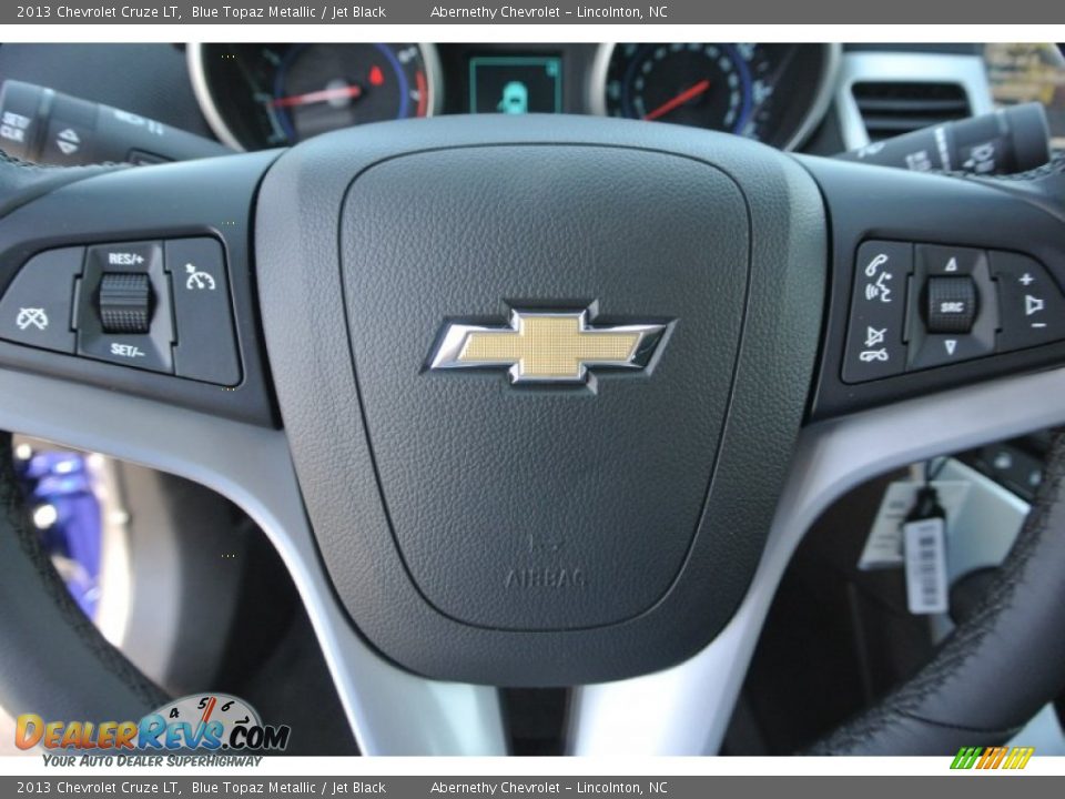 2013 Chevrolet Cruze LT Blue Topaz Metallic / Jet Black Photo #13