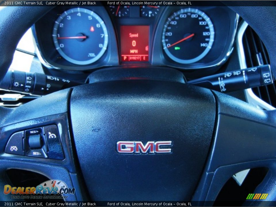 2011 GMC Terrain SLE Cyber Gray Metallic / Jet Black Photo #25