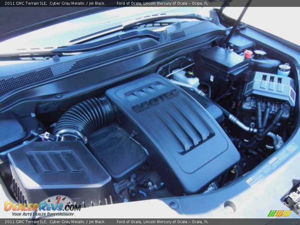 2011 GMC Terrain SLE Cyber Gray Metallic / Jet Black Photo #26