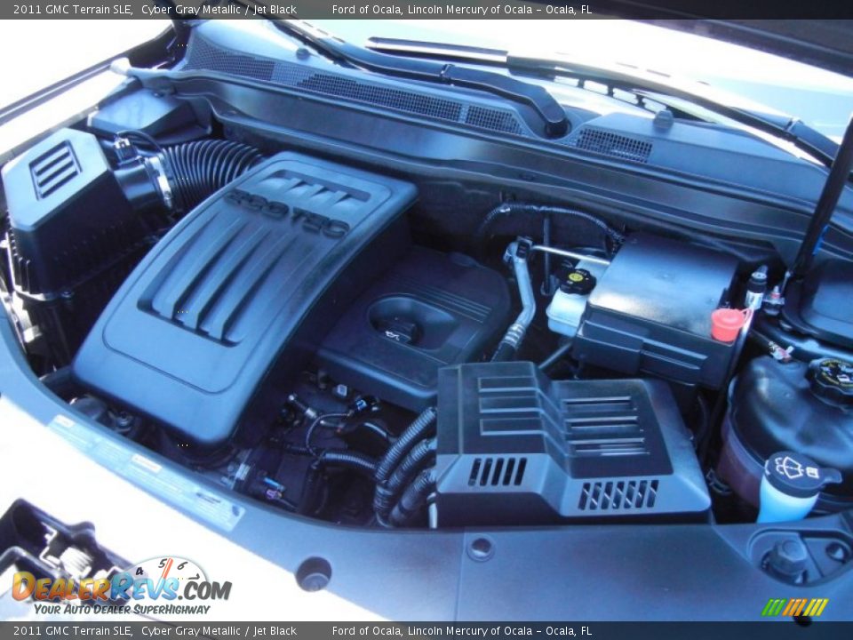 2011 GMC Terrain SLE Cyber Gray Metallic / Jet Black Photo #27