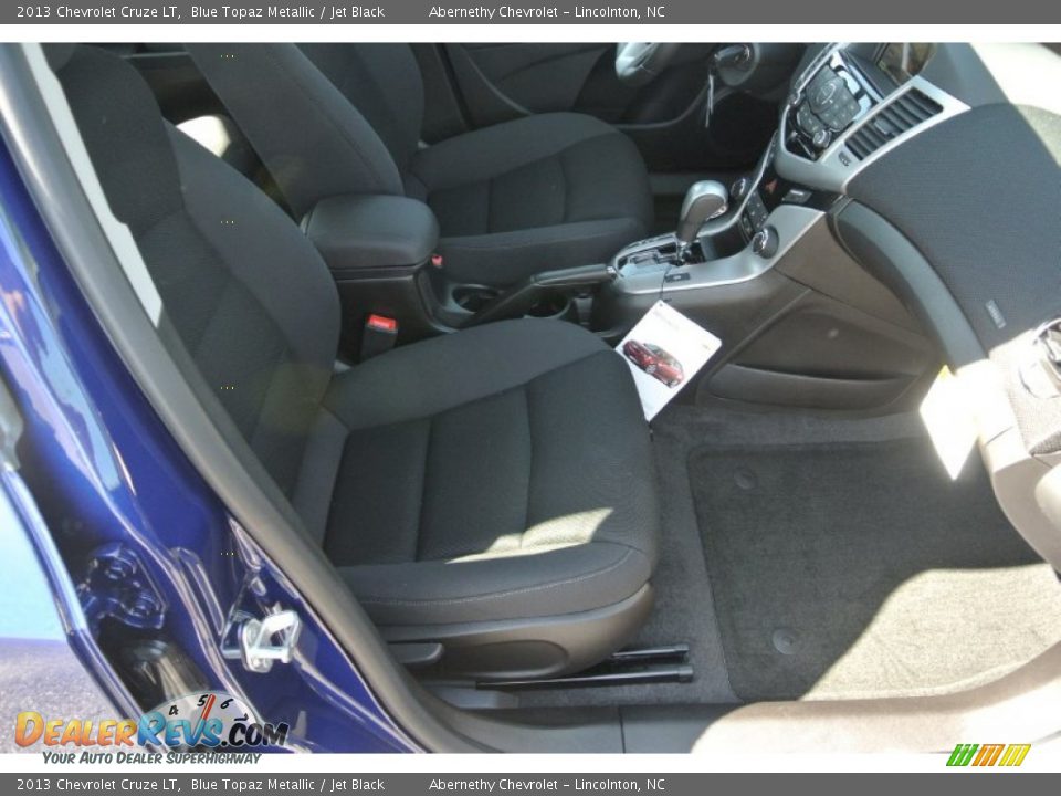 2013 Chevrolet Cruze LT Blue Topaz Metallic / Jet Black Photo #17