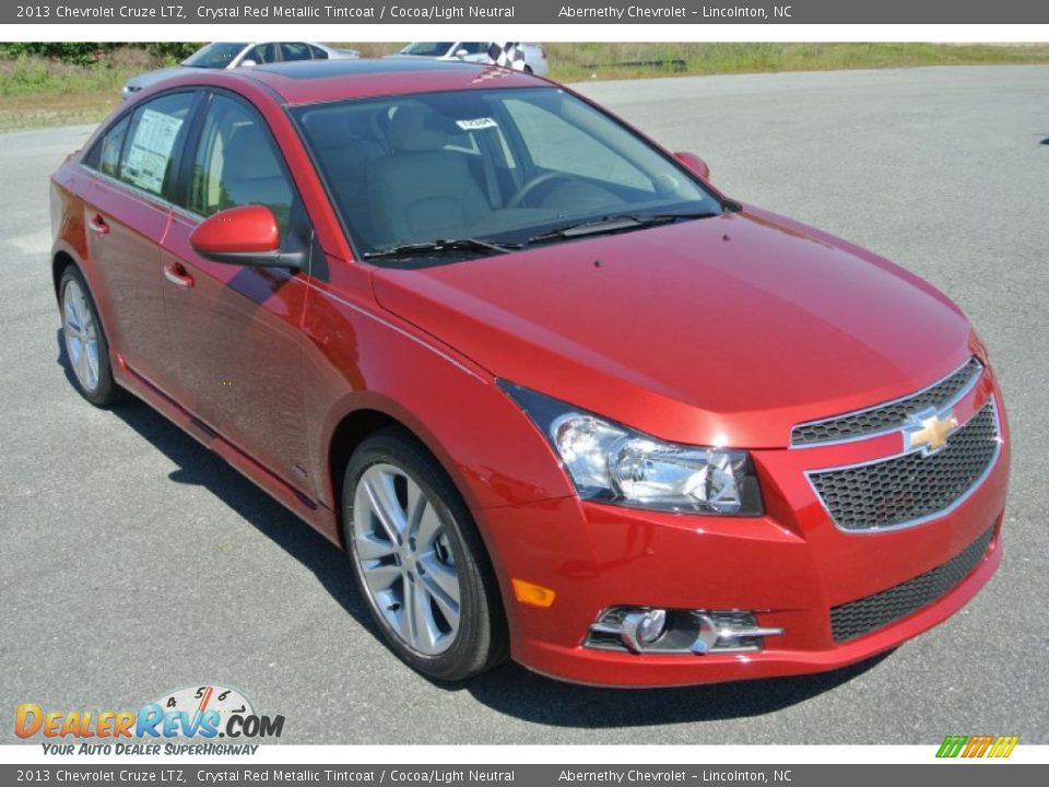 2013 Chevrolet Cruze LTZ Crystal Red Metallic Tintcoat / Cocoa/Light Neutral Photo #1