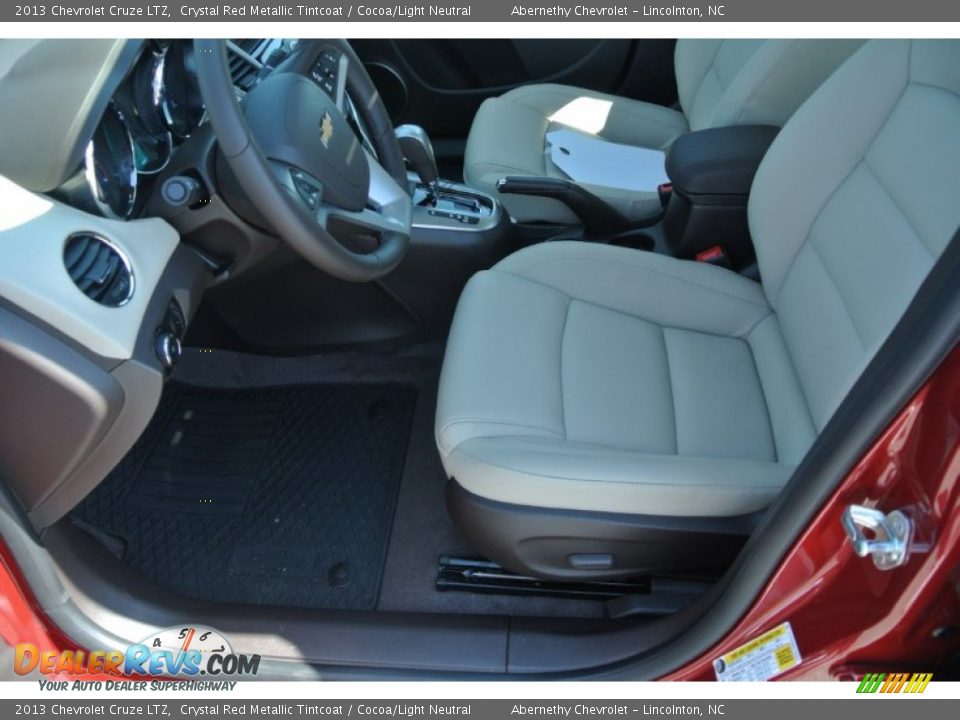 2013 Chevrolet Cruze LTZ Crystal Red Metallic Tintcoat / Cocoa/Light Neutral Photo #8