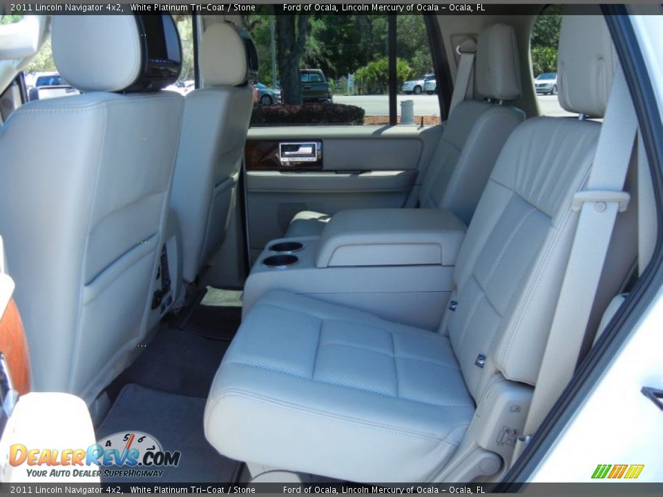 Rear Seat of 2011 Lincoln Navigator 4x2 Photo #14