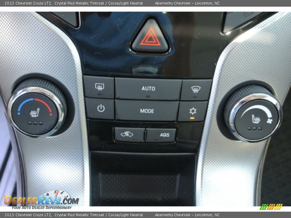 2013 Chevrolet Cruze LTZ Crystal Red Metallic Tintcoat / Cocoa/Light Neutral Photo #12