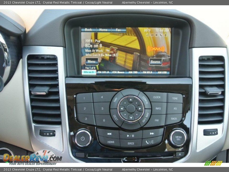 2013 Chevrolet Cruze LTZ Crystal Red Metallic Tintcoat / Cocoa/Light Neutral Photo #13