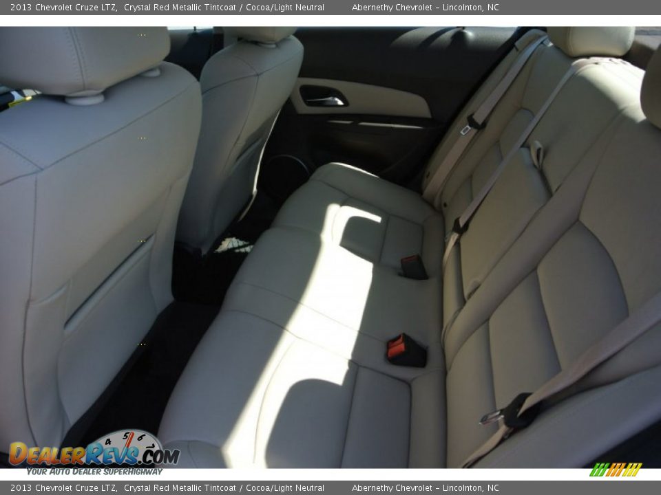 2013 Chevrolet Cruze LTZ Crystal Red Metallic Tintcoat / Cocoa/Light Neutral Photo #17