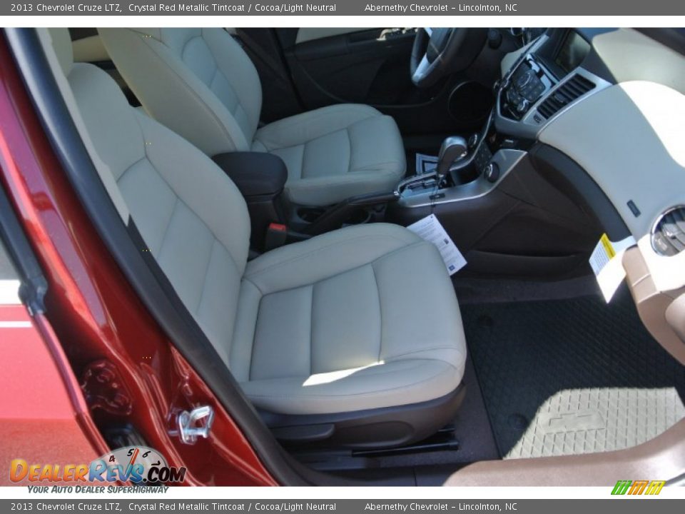 2013 Chevrolet Cruze LTZ Crystal Red Metallic Tintcoat / Cocoa/Light Neutral Photo #19