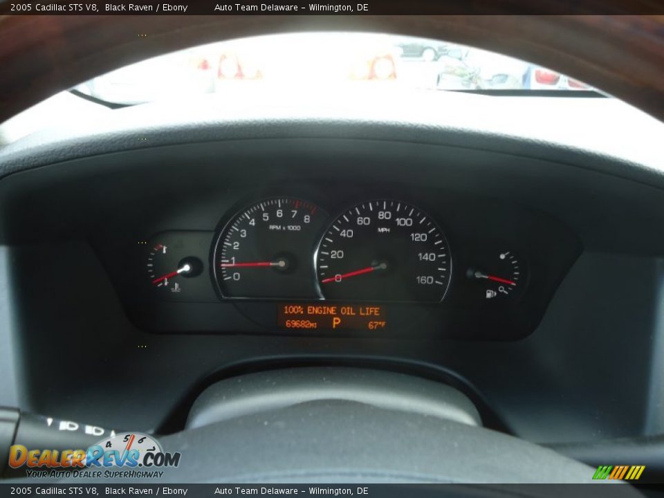 2005 Cadillac STS V8 Black Raven / Ebony Photo #27