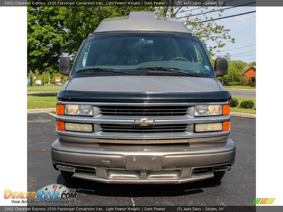 2002 Chevrolet Express 1500 Passenger Conversion Van Light Pewter Metallic / Dark Pewter Photo #2