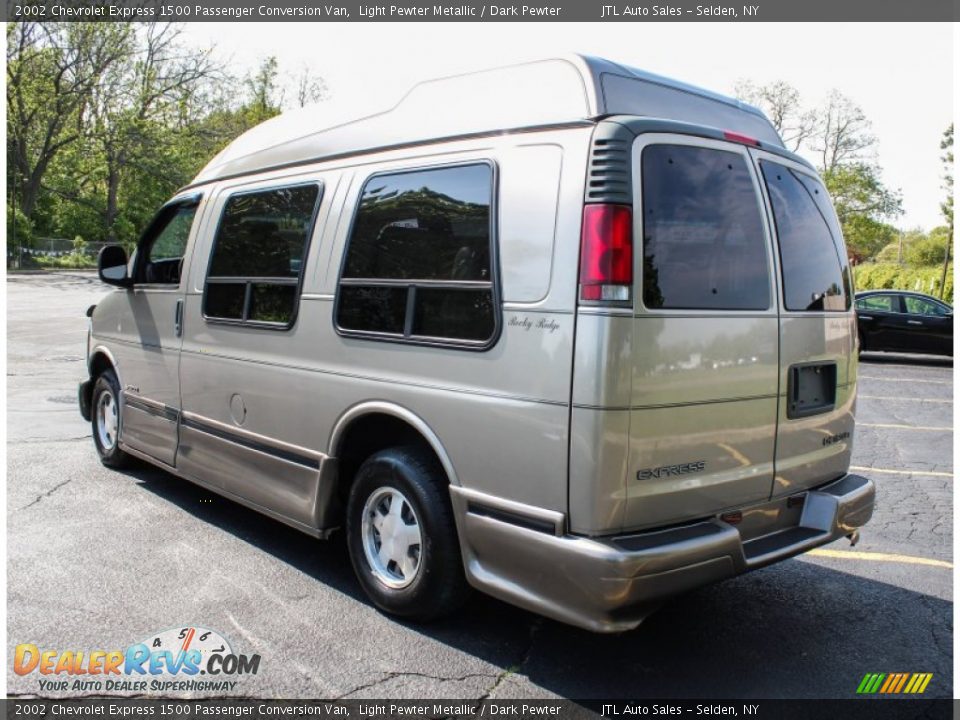 2002 Chevrolet Express 1500 Passenger Conversion Van Light Pewter Metallic / Dark Pewter Photo #4