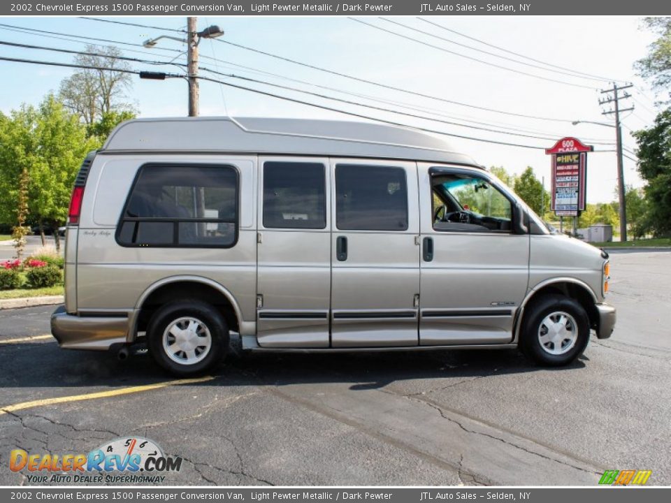 2002 Chevrolet Express 1500 Passenger Conversion Van Light Pewter Metallic / Dark Pewter Photo #7