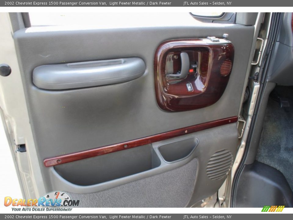 2002 Chevrolet Express 1500 Passenger Conversion Van Light Pewter Metallic / Dark Pewter Photo #11