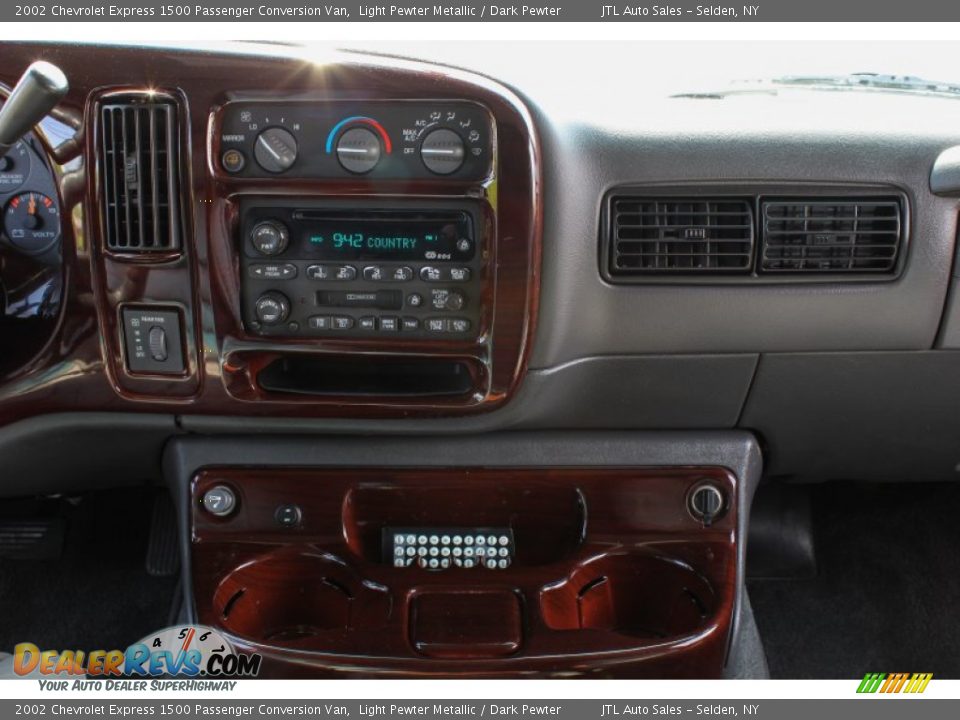 2002 Chevrolet Express 1500 Passenger Conversion Van Light Pewter Metallic / Dark Pewter Photo #13