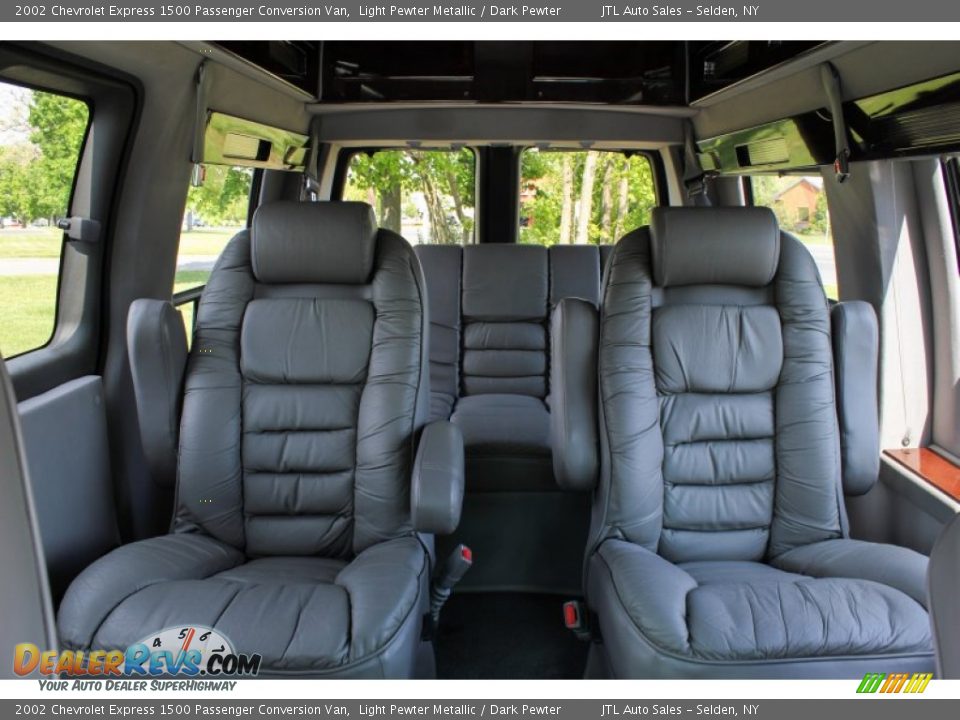 2002 Chevrolet Express 1500 Passenger Conversion Van Light Pewter Metallic / Dark Pewter Photo #17