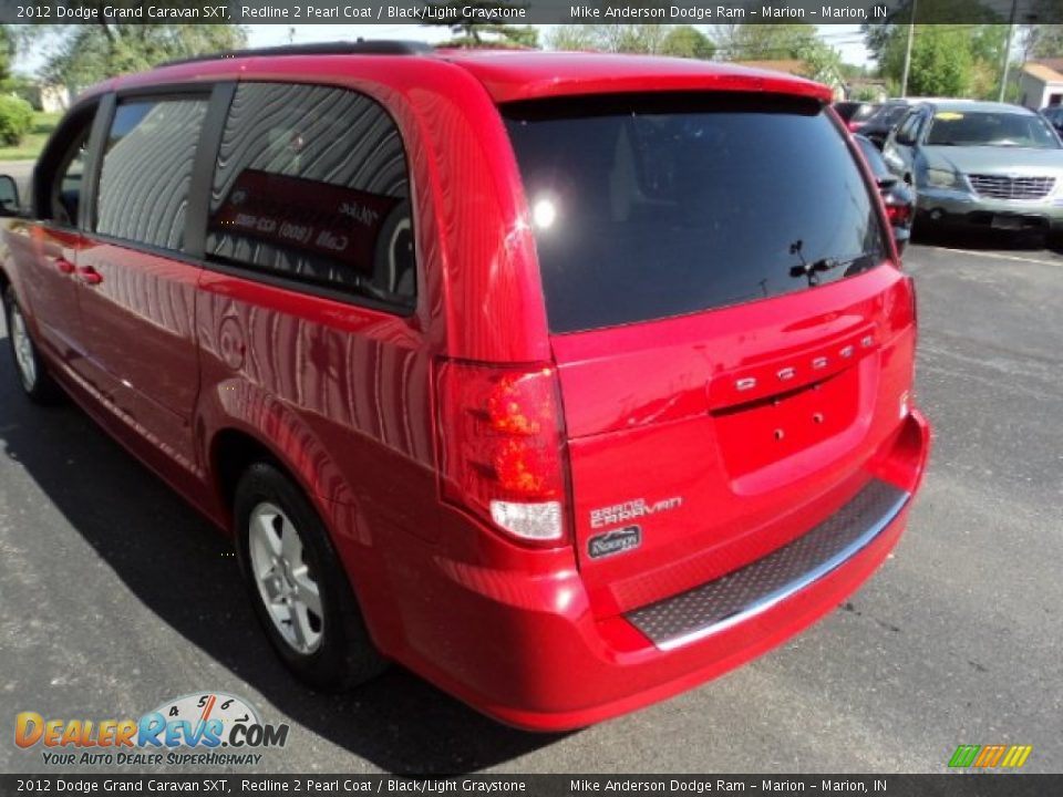 2012 Dodge Grand Caravan SXT Redline 2 Pearl Coat / Black/Light Graystone Photo #3