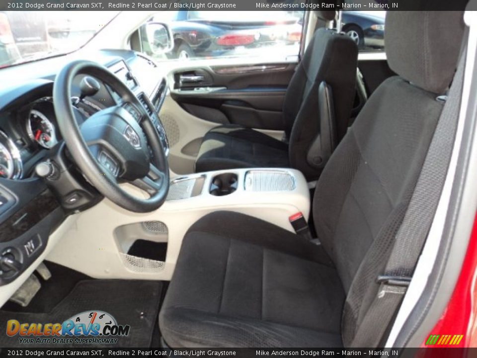 2012 Dodge Grand Caravan SXT Redline 2 Pearl Coat / Black/Light Graystone Photo #5
