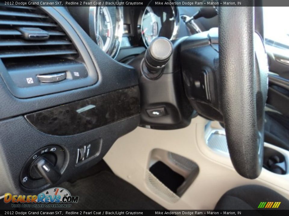 2012 Dodge Grand Caravan SXT Redline 2 Pearl Coat / Black/Light Graystone Photo #12