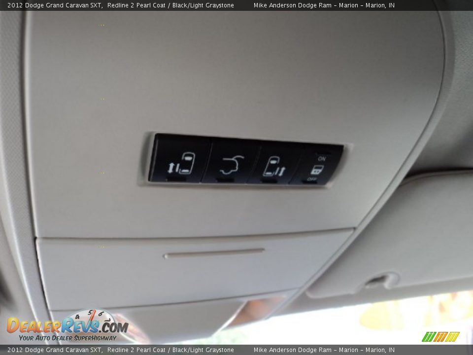 2012 Dodge Grand Caravan SXT Redline 2 Pearl Coat / Black/Light Graystone Photo #15
