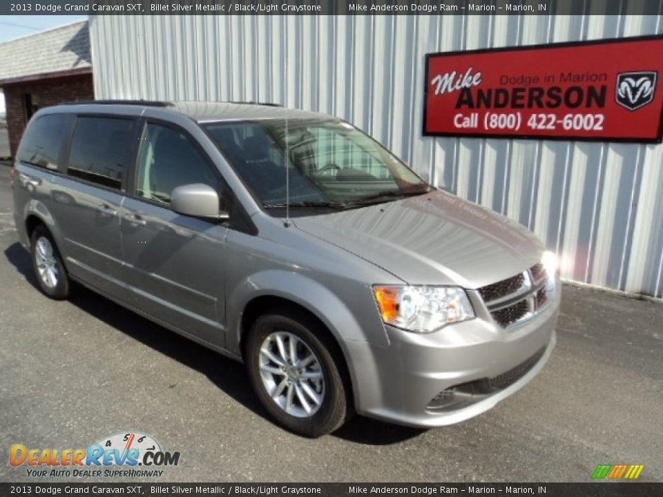 2013 Dodge Grand Caravan SXT Billet Silver Metallic / Black/Light Graystone Photo #1