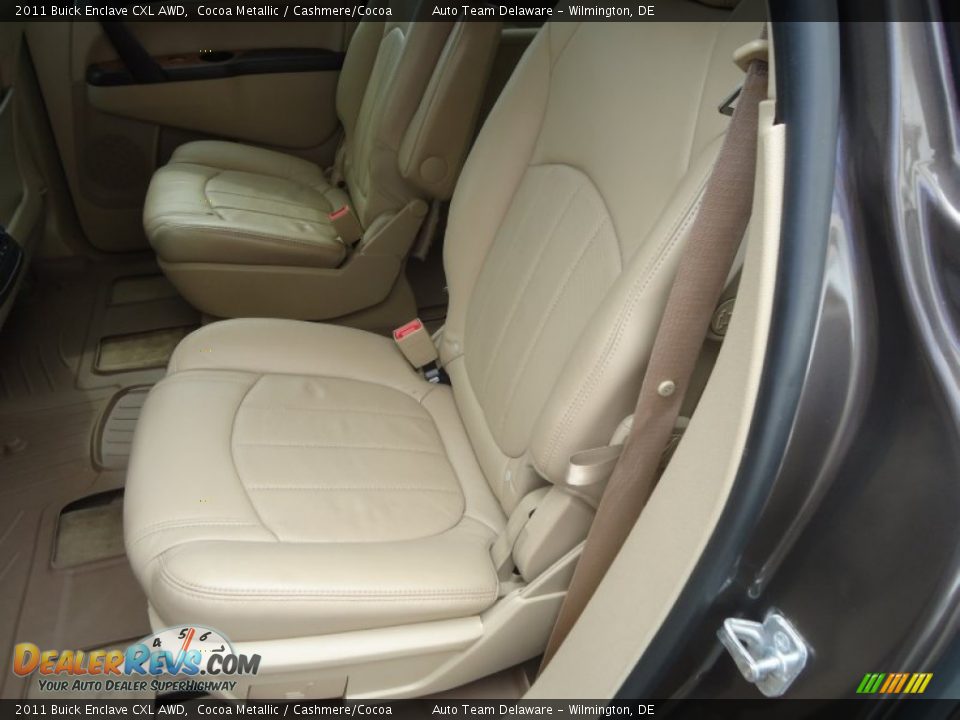 2011 Buick Enclave CXL AWD Cocoa Metallic / Cashmere/Cocoa Photo #14