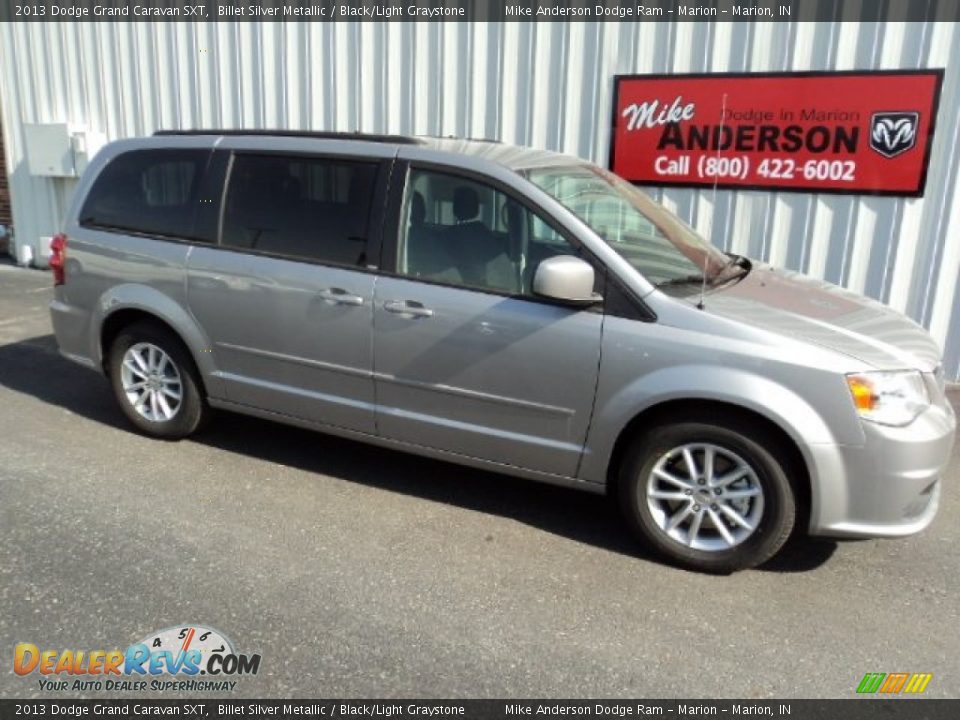 2013 Dodge Grand Caravan SXT Billet Silver Metallic / Black/Light Graystone Photo #2