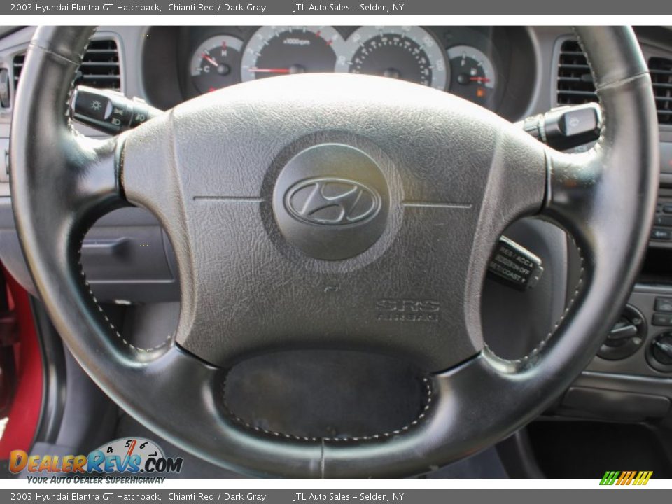 2003 Hyundai Elantra GT Hatchback Steering Wheel Photo #14