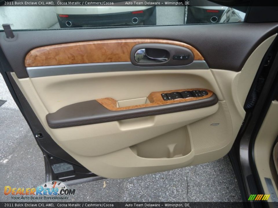 2011 Buick Enclave CXL AWD Cocoa Metallic / Cashmere/Cocoa Photo #16
