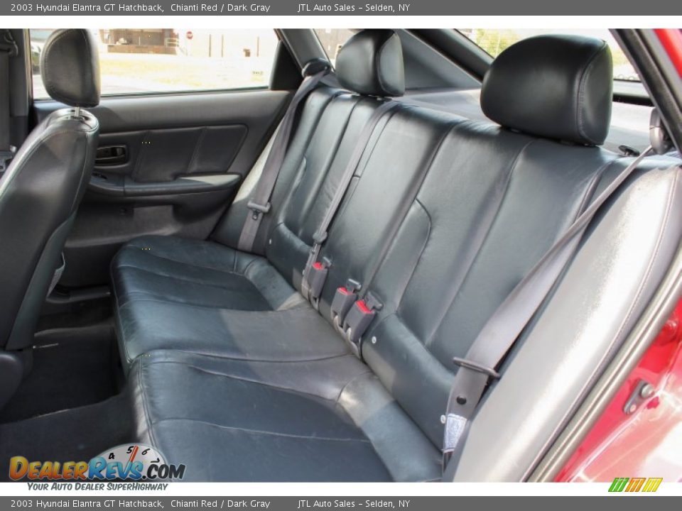 Rear Seat of 2003 Hyundai Elantra GT Hatchback Photo #16