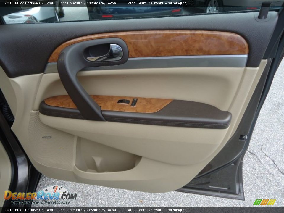 2011 Buick Enclave CXL AWD Cocoa Metallic / Cashmere/Cocoa Photo #17