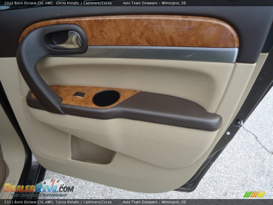 2011 Buick Enclave CXL AWD Cocoa Metallic / Cashmere/Cocoa Photo #18
