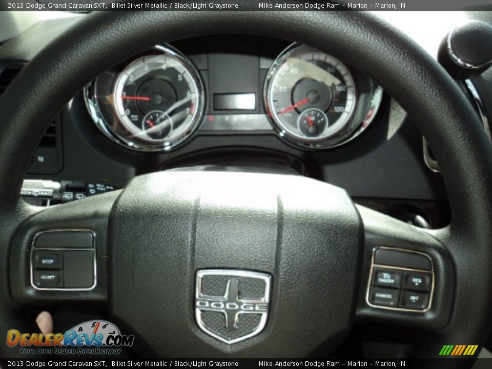 2013 Dodge Grand Caravan SXT Billet Silver Metallic / Black/Light Graystone Photo #6
