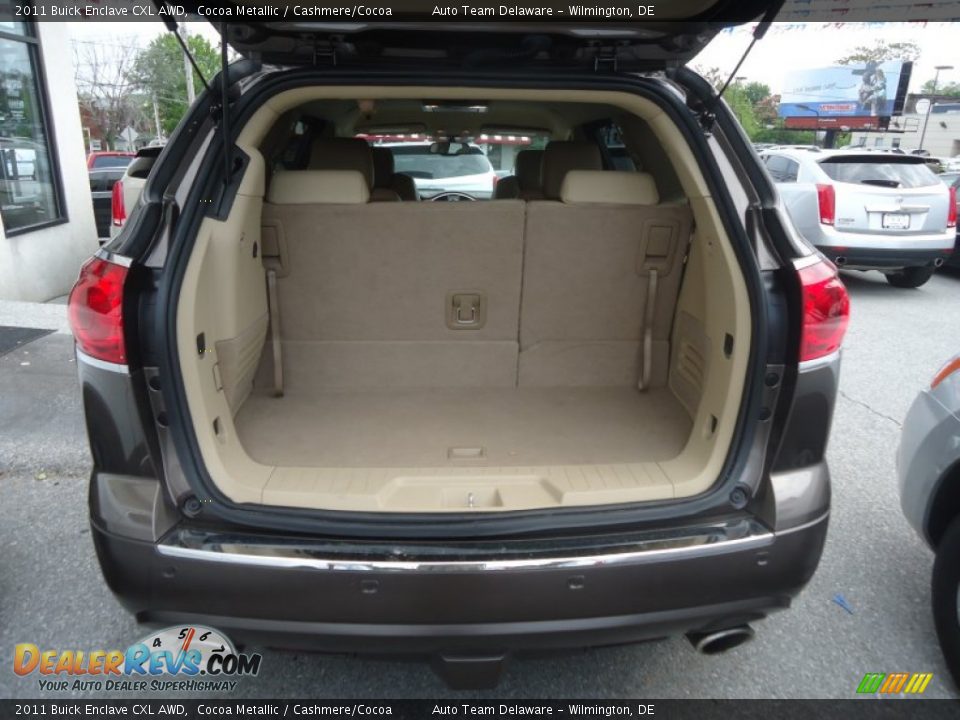 2011 Buick Enclave CXL AWD Cocoa Metallic / Cashmere/Cocoa Photo #19