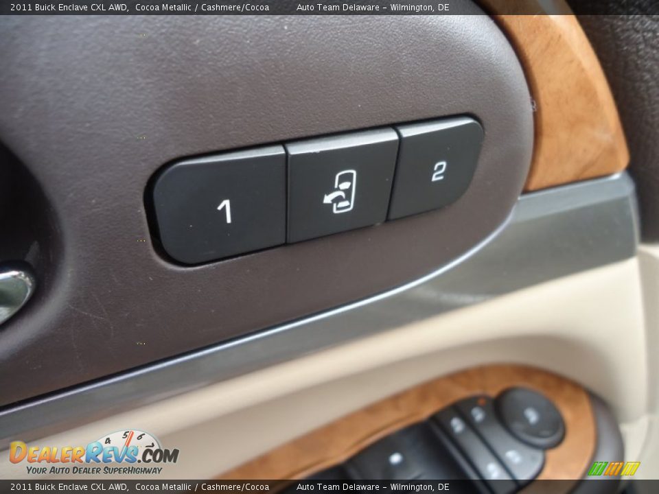 2011 Buick Enclave CXL AWD Cocoa Metallic / Cashmere/Cocoa Photo #21