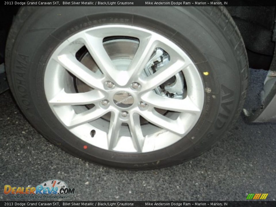 2013 Dodge Grand Caravan SXT Billet Silver Metallic / Black/Light Graystone Photo #9