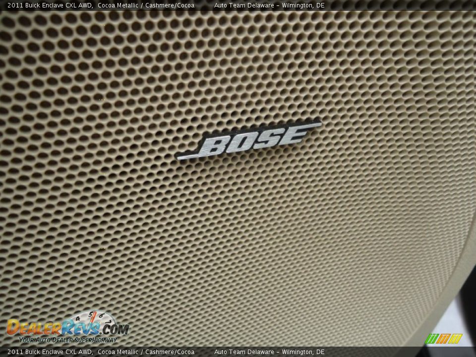 2011 Buick Enclave CXL AWD Cocoa Metallic / Cashmere/Cocoa Photo #22