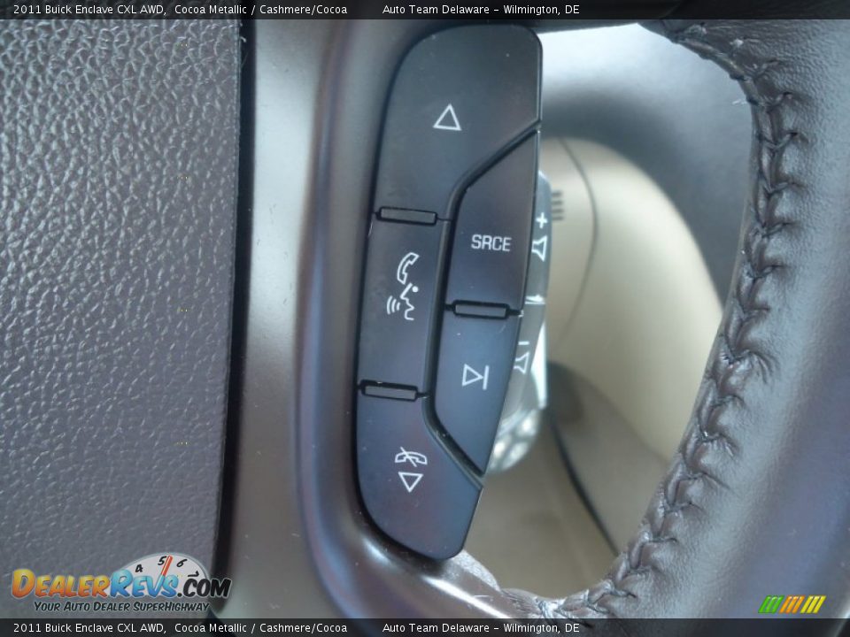 2011 Buick Enclave CXL AWD Cocoa Metallic / Cashmere/Cocoa Photo #23