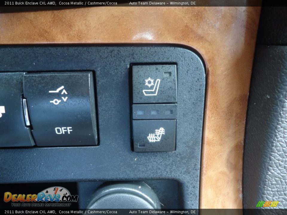 2011 Buick Enclave CXL AWD Cocoa Metallic / Cashmere/Cocoa Photo #28