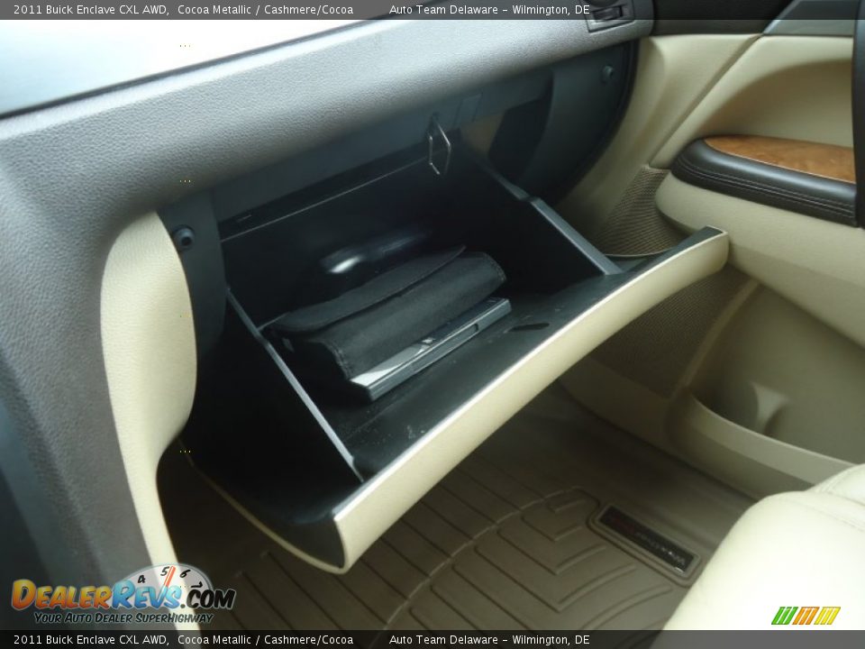 2011 Buick Enclave CXL AWD Cocoa Metallic / Cashmere/Cocoa Photo #32