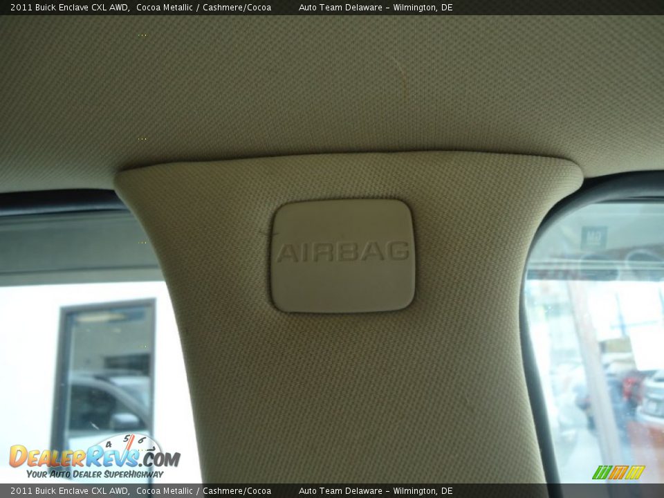 2011 Buick Enclave CXL AWD Cocoa Metallic / Cashmere/Cocoa Photo #36