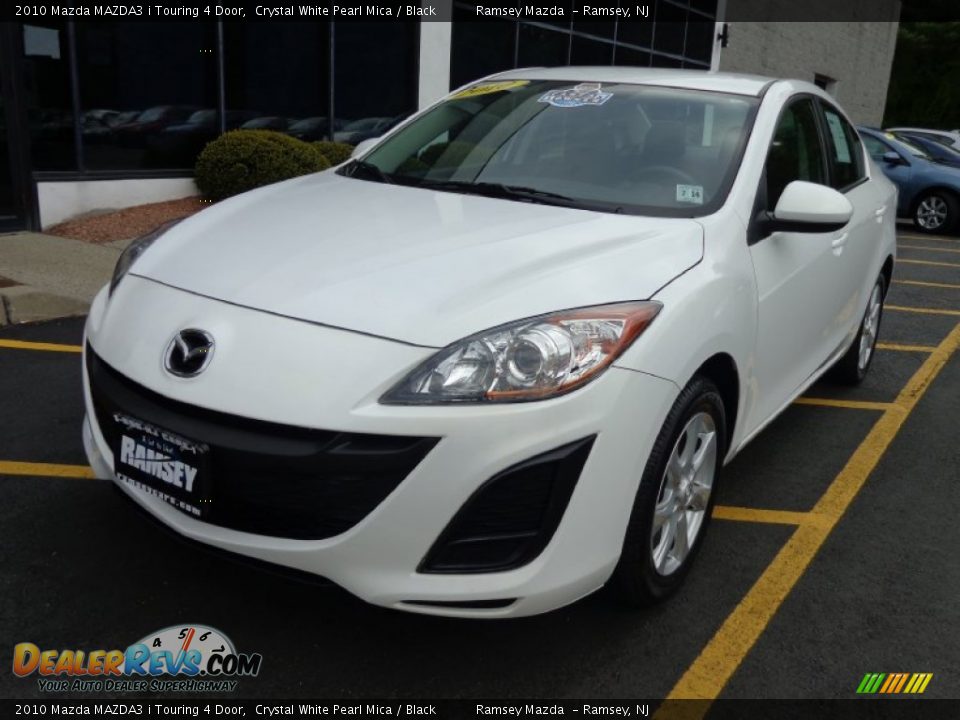 2010 Mazda MAZDA3 i Touring 4 Door Crystal White Pearl Mica / Black Photo #1