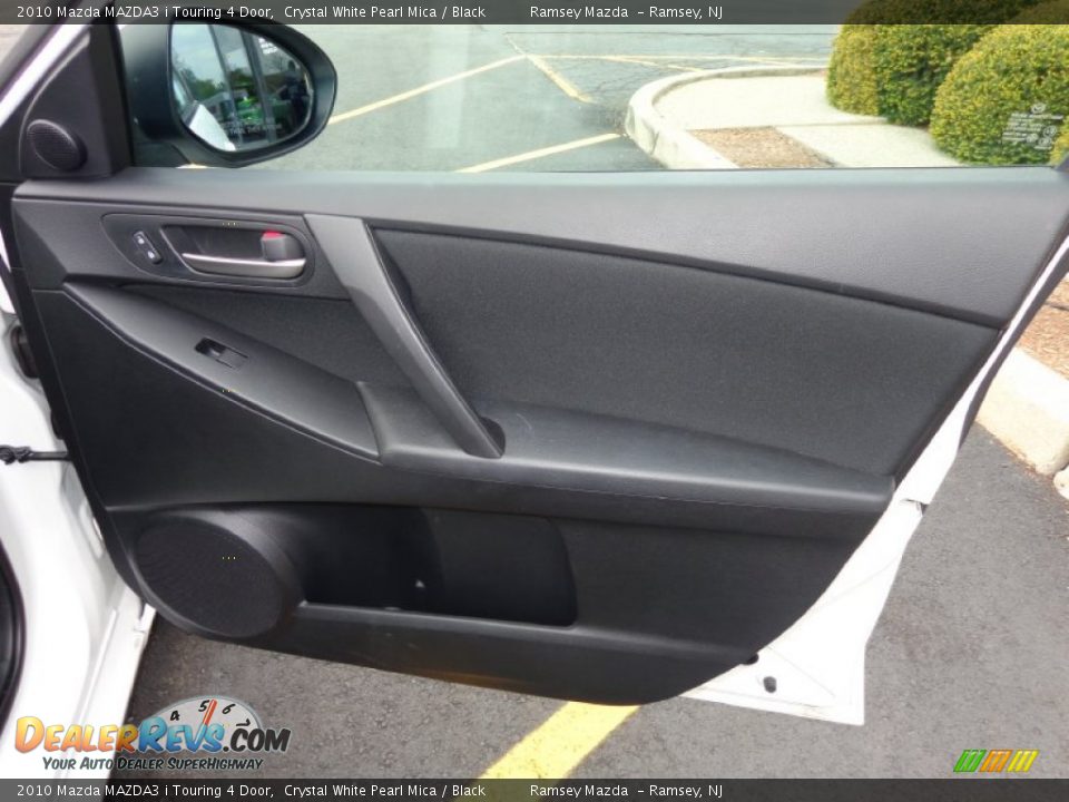 2010 Mazda MAZDA3 i Touring 4 Door Crystal White Pearl Mica / Black Photo #9