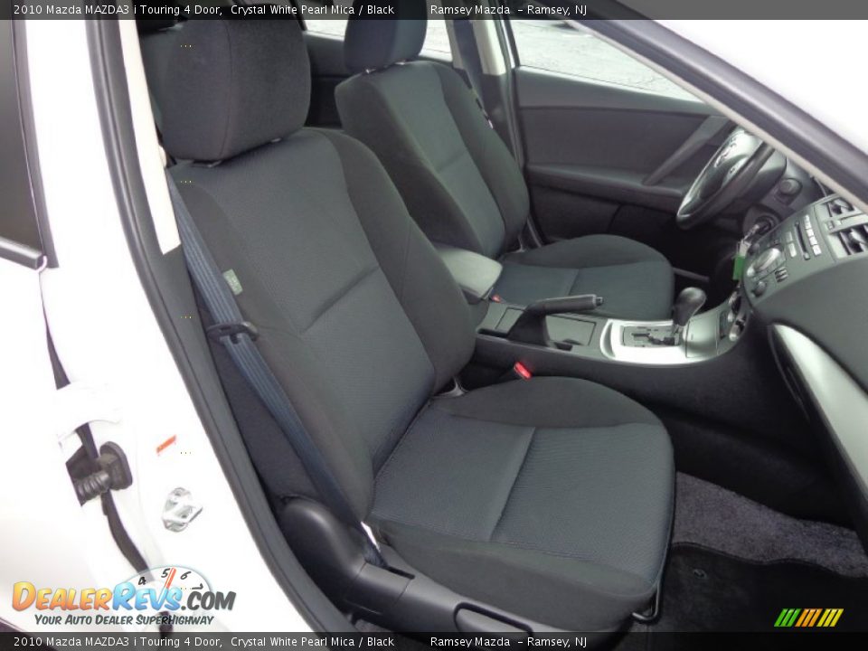 2010 Mazda MAZDA3 i Touring 4 Door Crystal White Pearl Mica / Black Photo #10