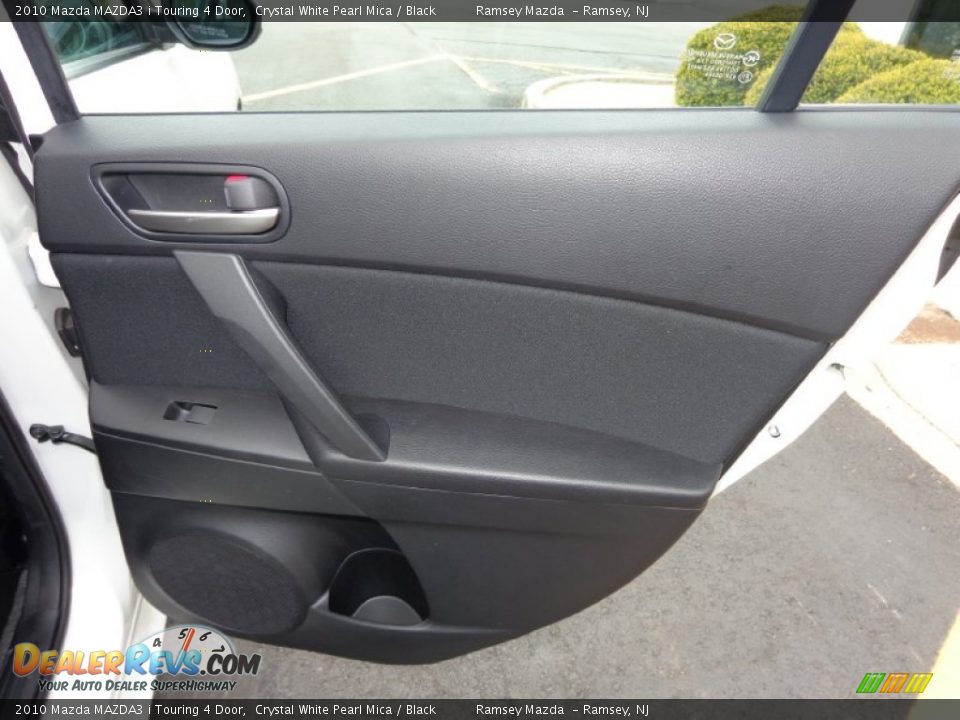 2010 Mazda MAZDA3 i Touring 4 Door Crystal White Pearl Mica / Black Photo #11