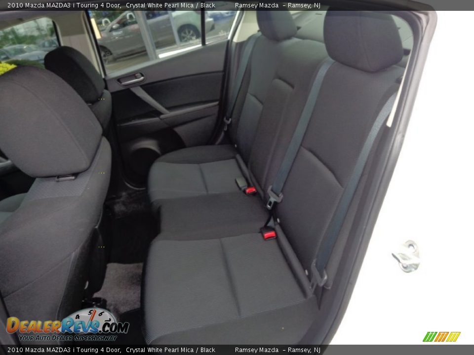 2010 Mazda MAZDA3 i Touring 4 Door Crystal White Pearl Mica / Black Photo #15