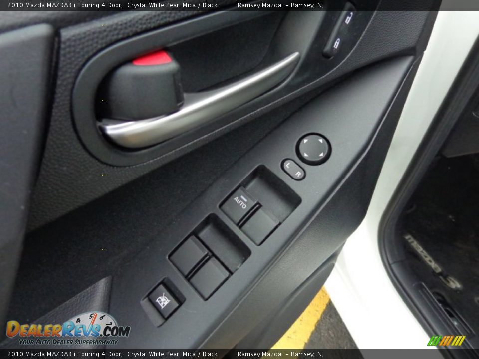 2010 Mazda MAZDA3 i Touring 4 Door Crystal White Pearl Mica / Black Photo #17